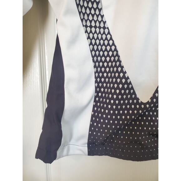 Bjorn Daehlie Black White Pattern Full Zip Running Jacket - Women's Size Large - Picture 12 of 14